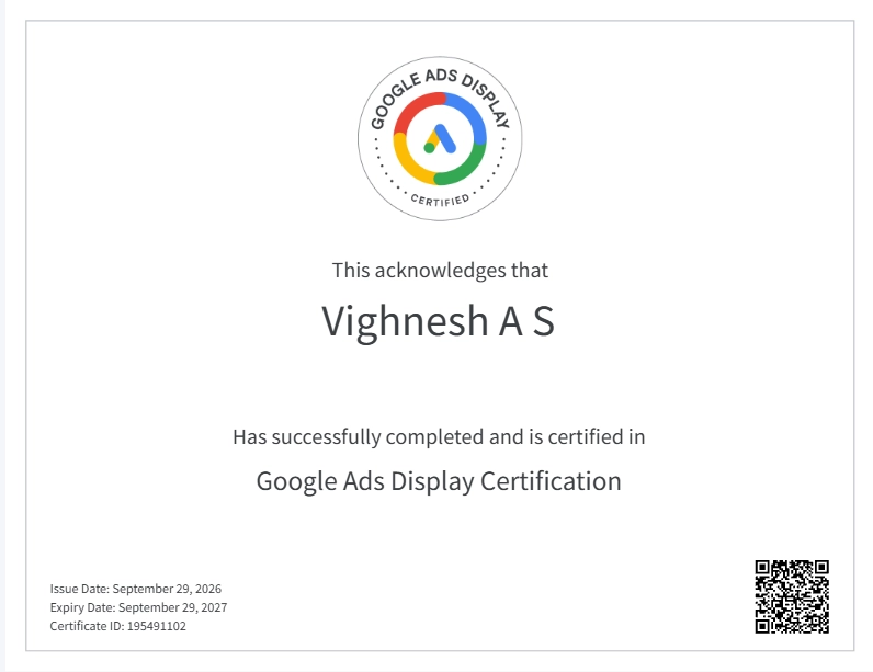 Google-ads-search certification